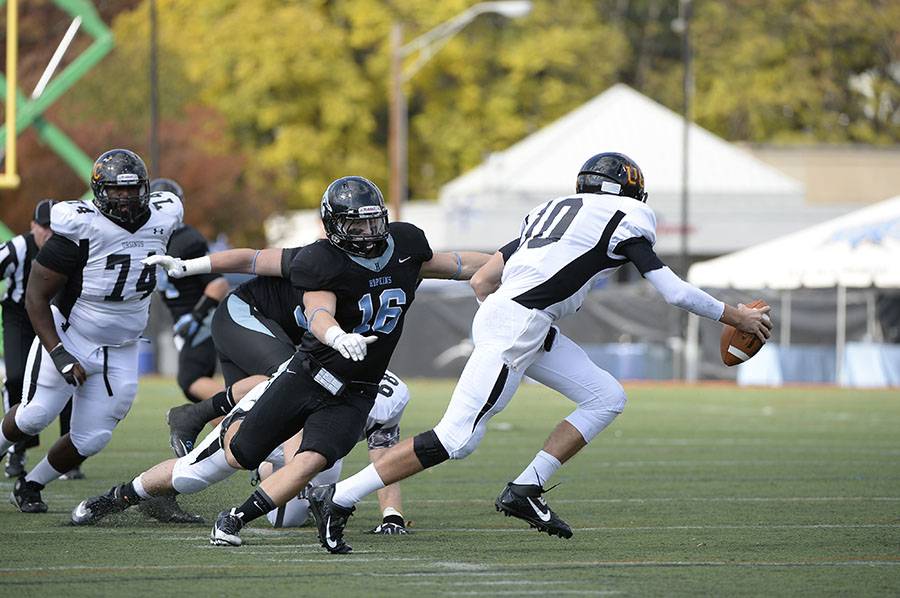 JHU football player Michael Longo recognized for balancing athletics